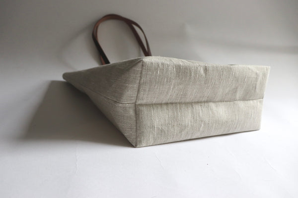 Natural Linen Tote Bags by Independent Reign