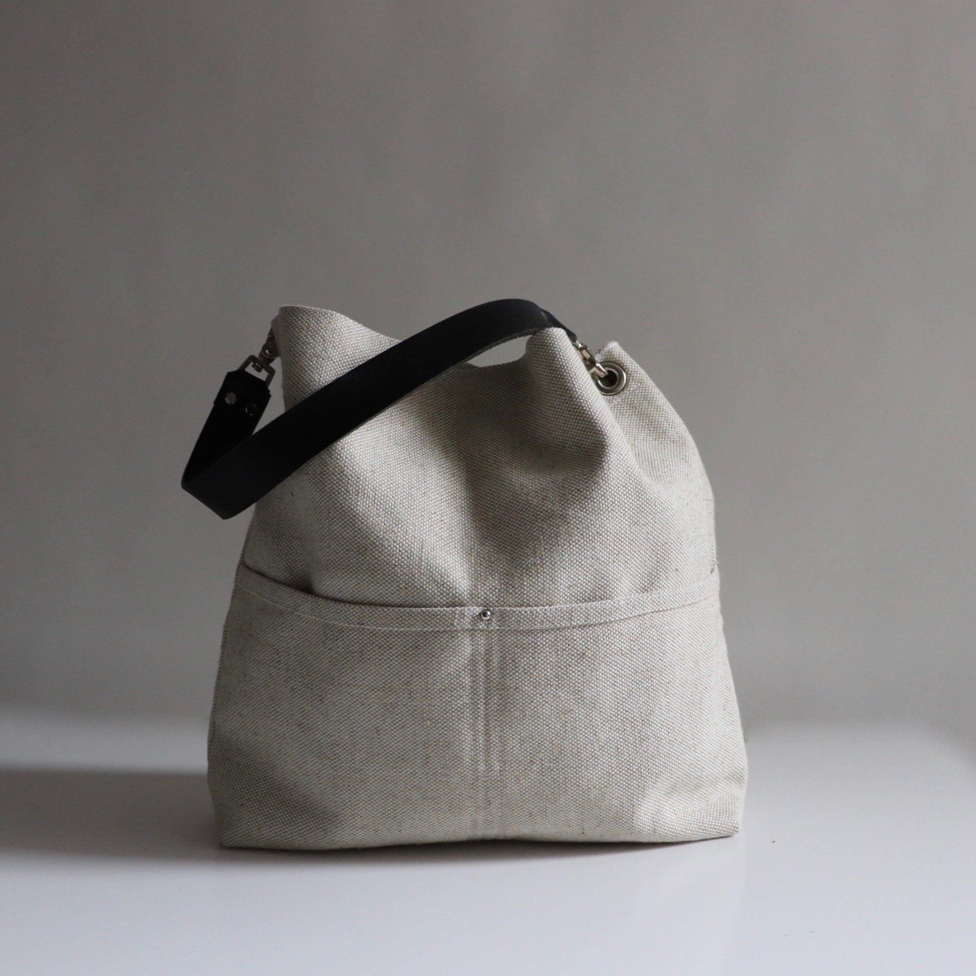 Bucket Bag in Flax by Independent Reign